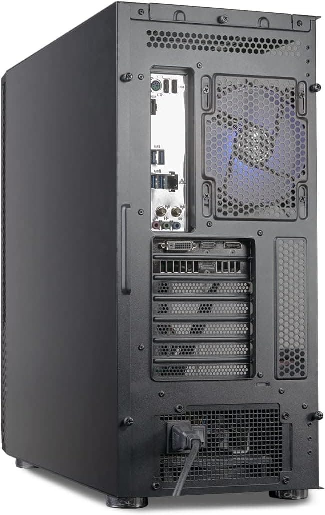 iBUYPOWER Pro Gaming PC Computer Desktop TraceMR 245i (Intel i7 11700F 2.5 GHz, NVIDIA GeForce RTX 2060 12GB, 16GB DDR4, 480 GB SSD + 1 TB HDD, WiFi Ready, VR Ready, Windows 11 Home), Black