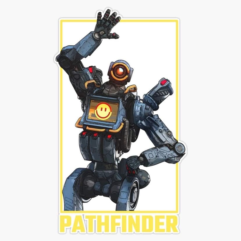 Apex Legends-Pathfinder Funny Robot Sticker Decal Bumper Sticker 5 inch