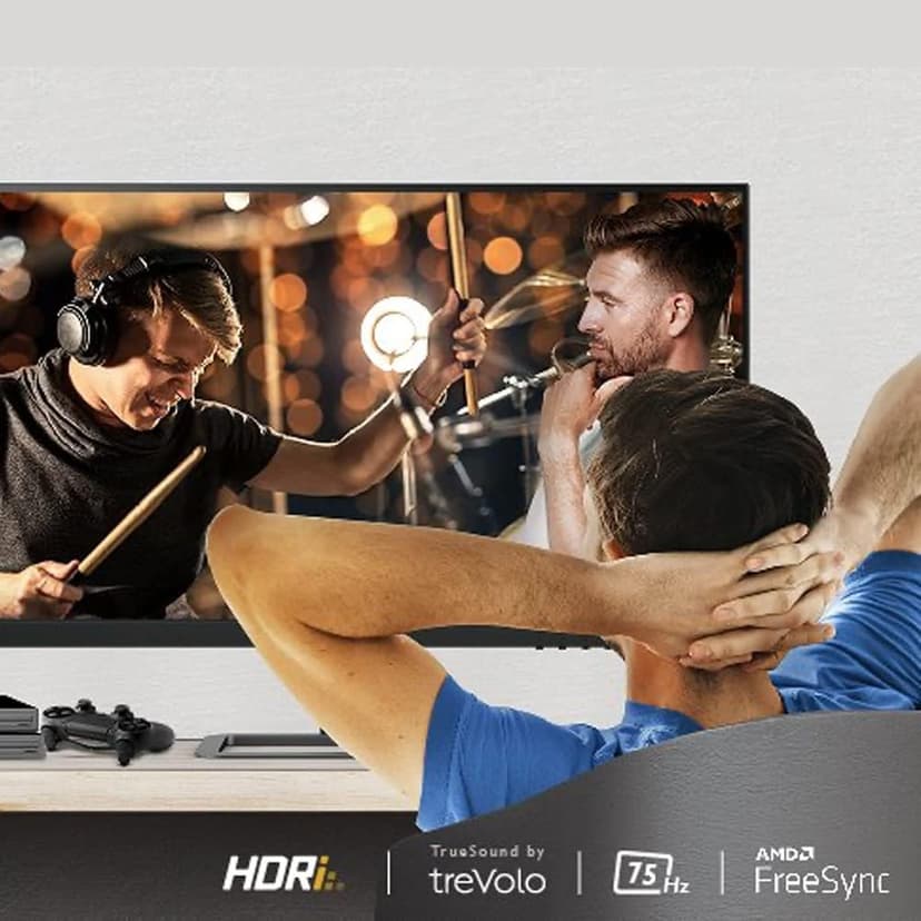 BenQ EW2480 Gaming Monitor 24" FHD 1080p | IPS | HDRi | Eye-Care Tech w/ Sensor | TUV Certified | Adaptive Brightness | FreeSync | Tilt Screen | Built-In Speakers | Eye Reminder | HDMI | VESA Ready
