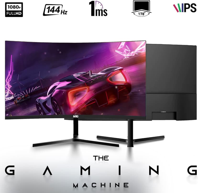 Dell Desktop PC Gaming Bundle - Core i7, 16GB RAM, 1TB SSD, 27-inch Curved Monitor, GT 1030, RGB Keyboard with AI-Enhanced Copilot Key and Mouse, RGB Headphone, Webcam, Wi-Fi, Win 11 Pro (Renewed)
