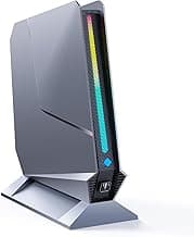 T1-Pro Mini Gaming PC Core i9-13900HK/RTX4060 8G GDDR6, Gaming Computer 32GB RAM DDR5, 1TB PCIe4.0 SSD, Adjustable RGB Light, WiFi6E/BT5.3/2.5G LAN 4K@60Hz Win11 Pro High-Performance Desktop PC
