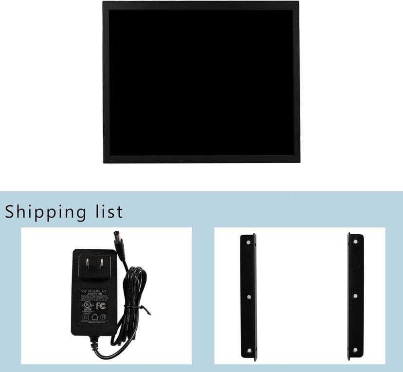 VSDISPLAY 17 Inch 1280x1024 LCD Monitor 1000Nits High Brightness with/DVI/VGA Interfaces for Outdoor Industrail Display
