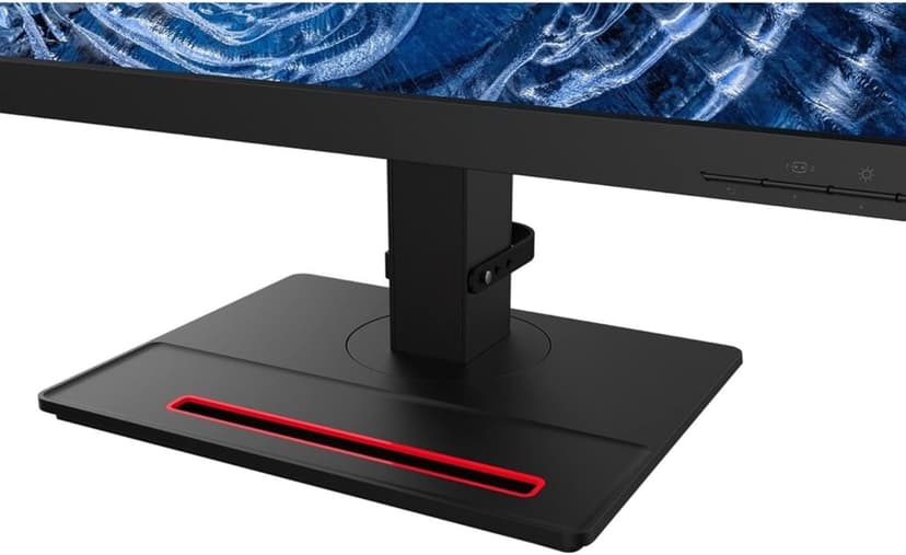 Lenovo ThinkVision T24i-20 24" Full HD WLED LCD Monitor - Raven Black in-Plane Switching (IPS) Technology - 1920 x 1080 - HDMI - VGA - DisplayPort - USB Hub HDMI