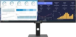 INNOCN Ultrawide Monitor 43.8" WFHD 3840 x 1080p 120Hz 32:9 IPS Computer Split Screen 96% DCI-P3 HDR400 FreeSync Premium USB Type-C HDMI Height Adjustable Mountable - 44C1G
