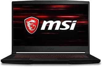 MSI GF63 THIN 9SCX-005 15. 6" FHD Gaming Laptop Intel Core i5-9300H GTX1650 8GB 256GB NVMe SSD Win10