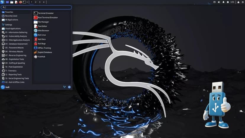 Kali Linux Everything OS Bootable USB - 600+ Expert Security Tools, Ethical Hacking, Penetration Testing, Cybersecurity, Hide IP