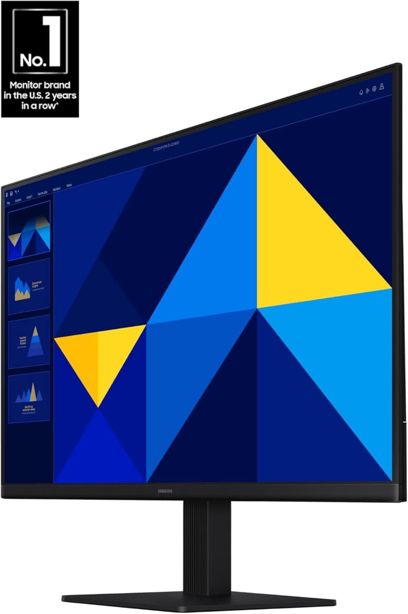 SAMSUNG 27" (S30GD) Essential Monitor with IPS Panel and Tilt Only Stand, 100Hz Refresh Rate, Ergonomic Design, Advanced Eye Care, Game Mode, LS27D304GANXZA