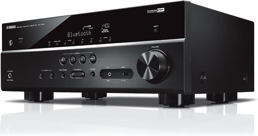 YAMAHA RX-V385 5.1-Channel 4K Ultra HD AV Receiver with Bluetooth