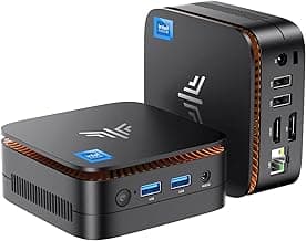 KAMRUI Mini PC, 12th N97 Mini Computers(Beat N150, up to 3.6GHz), Desktop Computers 16GB RAM 1TB SSD, Micro PC Computer Support 4K HDMI+DP, Desktop PC with Dual WiFi, Business Home Office
