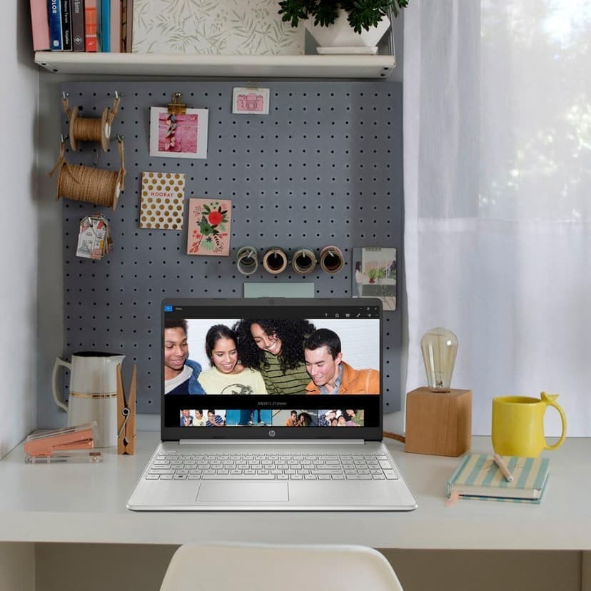 HP 2023 Laptop, 15.6" Touchscreen Display, Intel Core i3-1115G4 Processor(Beat i5-1035G4), 8GB RAM, 256GB SSD, WiFi, Bluetooth, Numeric Keypad, Windows 11 Home in S Mode, Silver