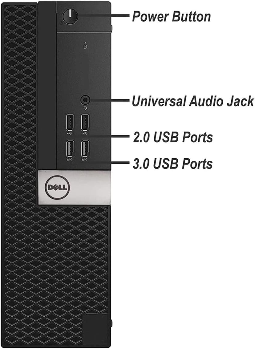 Dell Trading Optimized PC Bundle Intel i5 6th Gen,32GB RAM,512 GB nvme SSD,4 New 24” Monitors,2 Network Cards,Trading Platform Support,MTG 4 in 1 USB HUB,Keyboard & Mouse Windows 11 Pro (Renewed)