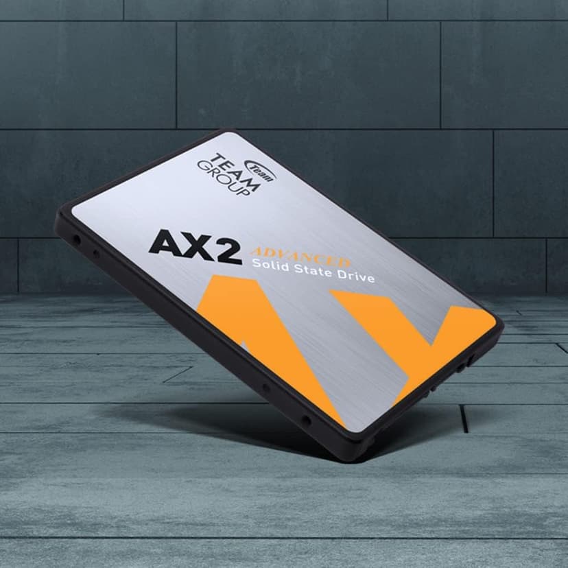 TEAMGROUP AX2 2TB 2 Pack 3D NAND TLC 2.5 Inch SATA III Internal Solid State Drive SSD (Read Speed 540 MB/s) Compatible with Laptop & PC Desktop T253A3002T0C1P1