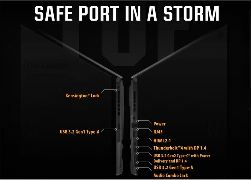 ASUS TUF F15 Gaming Laptop RTX 4070 - Intel Core i7-13620H - 15.6 FHD IPS Display - RGB BacklitRGB Backlit Keyboard - 64GB DDR5 RAM - 4TB PCIe SSD - Windows 11 - Thunderbolt4 - HDMI Cable