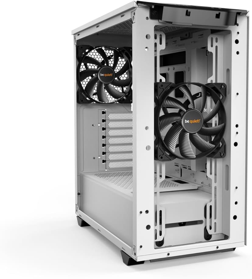 be quiet! Pure Base 500 ATX Midi Tower PC Case | Two Pre-Installed Silent Wings 2 Fans| White | BG035