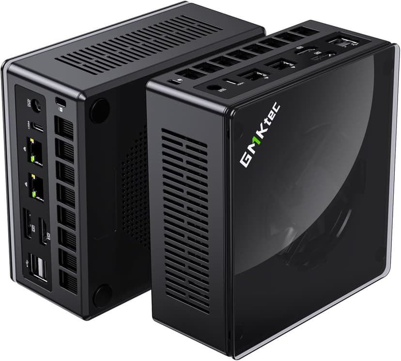 GMKtec Gaming Mini PC K8 Plus AMD Ryzen 7 8845HS(8C/16T, up to 5.1GHz) 32GB DDR5 RAM 1TB SSD, Desktop Computer Dual NIC 2.5G, HDMI 2.1, USB4
