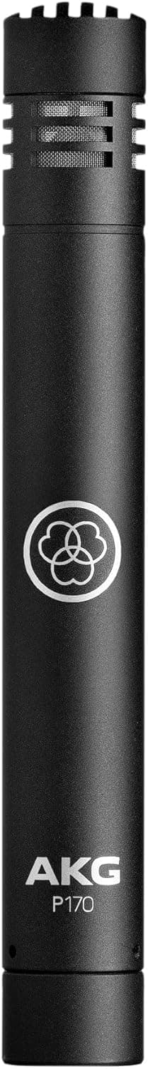 AKG Pro Audio Instrument Condenser Microphone, XLR, Black (P170)
