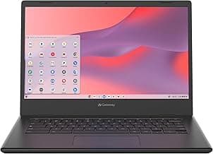 acer Gateway Chromebook 314 CBO314-1H-C476 Laptop | Intel Celeron N4500 | 14" Full HD (1920 x 1080) Display | 4GB LPDDR4X | 64GB eMMC | Wi-Fi 5 802.11ac | Chrome OS | Star Black