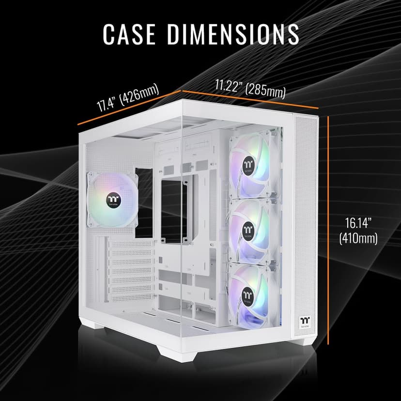 Thermaltake LCGS View i1480S-380 Gaming Desktop (Intel® Core™ i9-14900KF, ToughRam 32GB DDR5 6000MT/s RGB Memory, NVIDIA® GeForce RTX™ 5080, 1TB NVMe M.2, WiFi, Windows 11) V38S-Z790-580-LCS