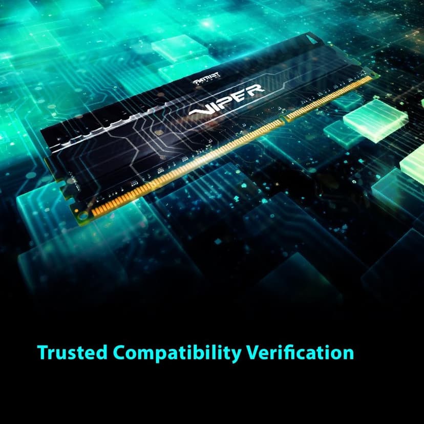 Patriot Viper 3 DDR3 RAM 16GB (2X8GB) 1600MHz CL9 1.5v UDIMM Desktop Gaming Memory Kit Compatible with XMP - PV316G160C9K