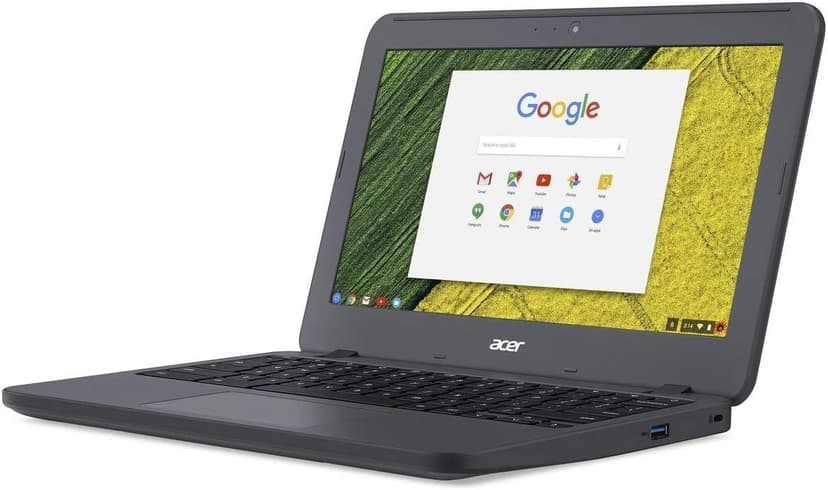 Acer 11.6"" Intel Celeron 1.60 GHz 4 GB Ram 16 GB Flash Chrome OS|C731-C8VE, Black (Renewed)