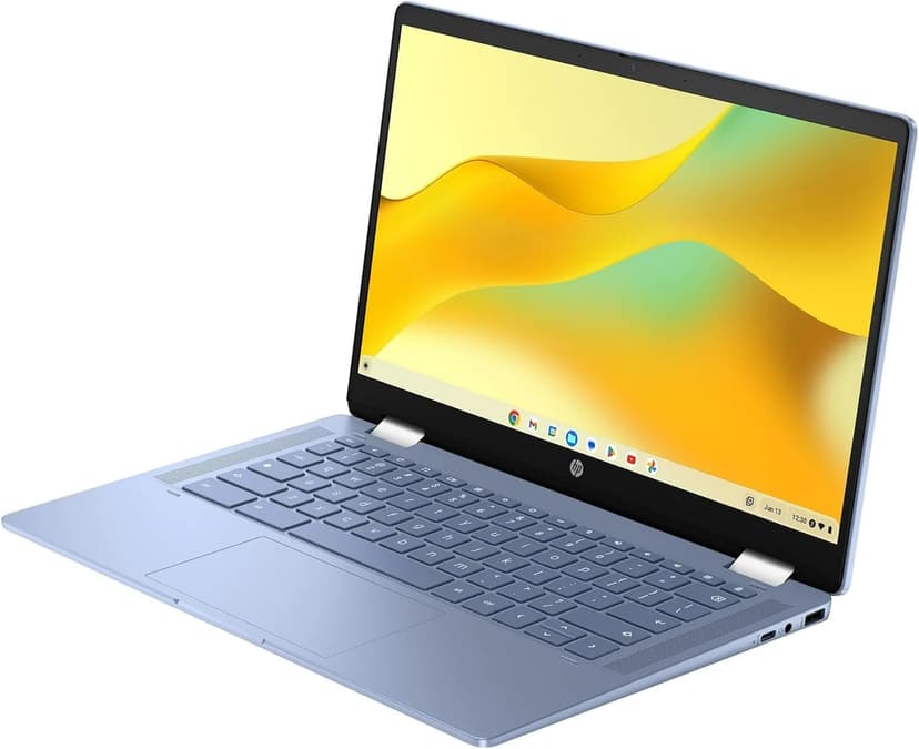 HP Convertible 2-in-1 Chromebook in Blue 14" Touch FHD Intel 4-Core up to 3.40GHz 4GB Ram 64GB Storage 4K Graphics Super-Fast WiFi Chrome OS (14b - Renewed)