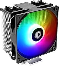 ID-COOLING SE-214-XT ARGB CPU Cooler 4 Heatpipes CPU Air Cooler ARGB Light Sync with Motherboard(5V 3-PIN Connector) CPU Fan for Intel/AMD, LGA 1700 Compatible