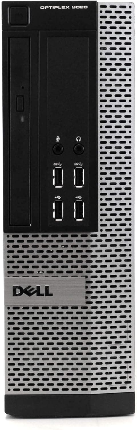 Dell Optiplex 9020 Desktop Computer PC, Intel Quad-Core i5, 500GB HDD Storage, 8GB DDR3 RAM, Windows 10 Pro, DVD, WiFi, 20in Monitor, RGB Productivity Bundle (Renewed)
