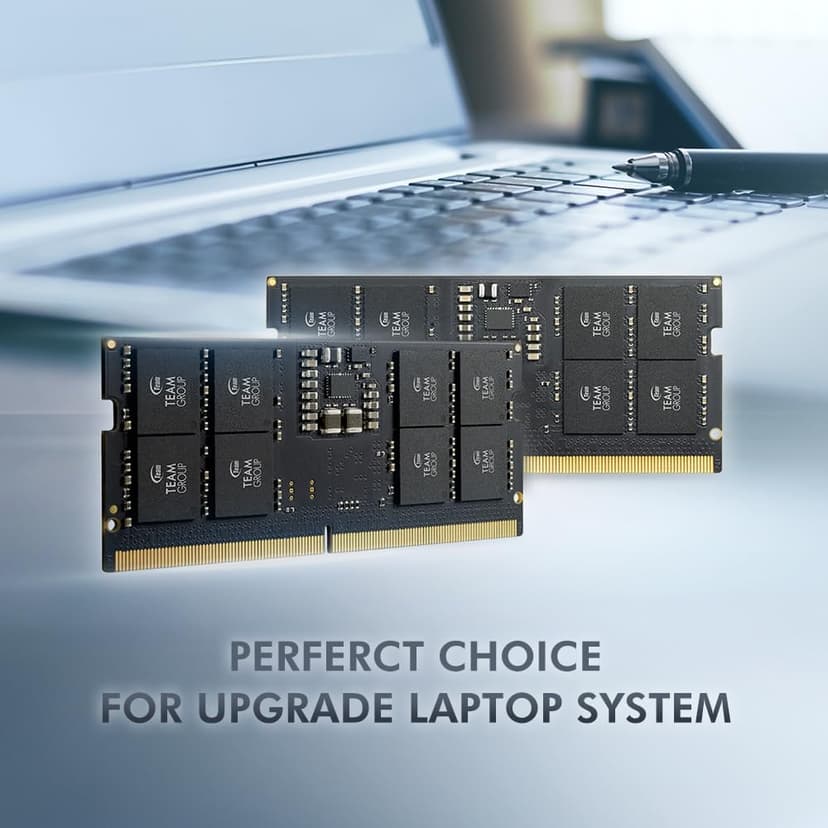 TEAMGROUP Elite SODIMM DDR5 32GB (2x16GB) 5600Mhz (PC5-44800) CL46 Non-ECC Unbuffered 1.1V 262 Pin Laptop Memory Module Ram - TED532G5600C46ADC-S01