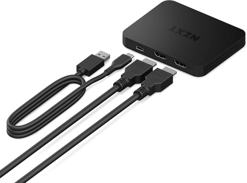 NZXT Signal HD60 Full HD USB Capture Card - ST-EESC1-WW - HD60 (1080p) - Live Streaming and Gaming - Zero-Lag Passthrough - Open Compatibility