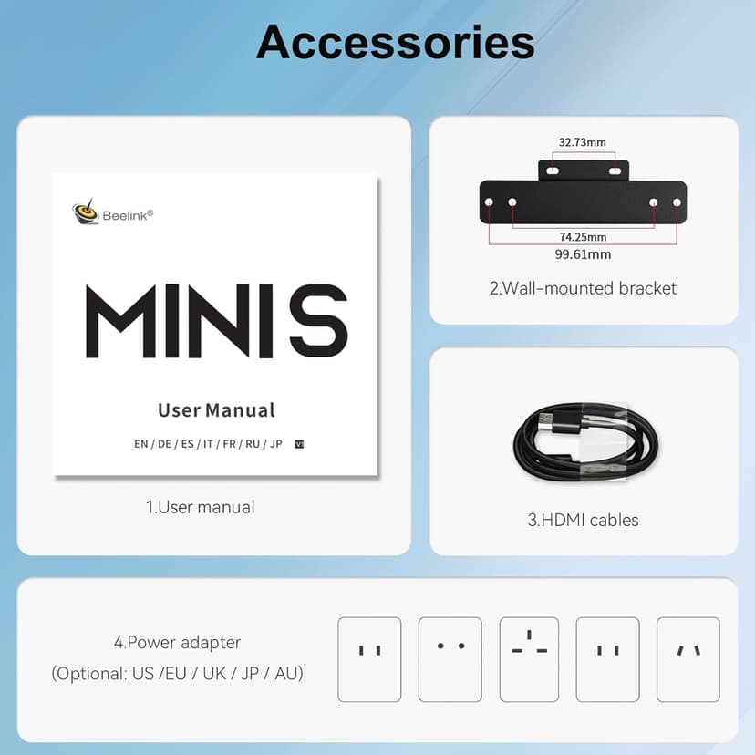 Beelink Mini S13 Mini PC,13th Intel Twin Lake-N150 (up to 3.6GHz, Upgraded N100), 16GB DDR4 1TB M.2 SSD, Mini Desktop Computer Support 4K Dual Display/USB 3.2/WiFi 6/BT 5.2 for HTPC/Office/Business