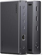 UGREEN Revodok Max 208 8-in-1 Thunderbolt 4 Dock - 40Gbps Hub, 3 x Thunderbolt 4, Dual 4K@60Hz or Single 8K Display, 85W Charging, Gigabit Ethernet, 3 x USB A 3.2 for Mac M1/M2/M3/M4 Pro/Max