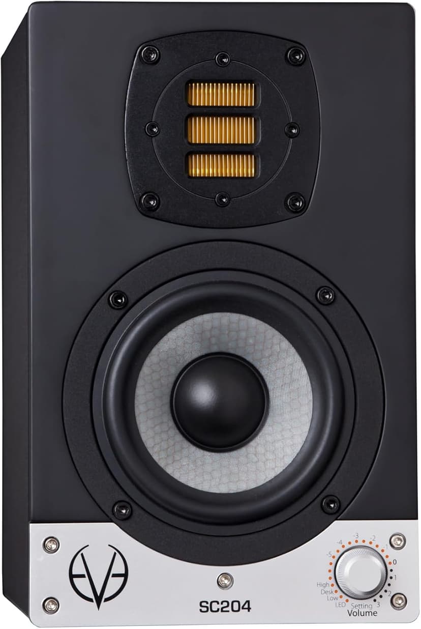 EVE AUDIO SC204 Active 2-Way Nearfield Studio Monitor with Compact Design, 4-Inch SilverCone Woofer, and Accurate Signal Reproduction