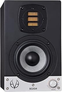 EVE AUDIO SC204 Active 2-Way Nearfield Studio Monitor with Compact Design, 4-Inch SilverCone Woofer, and Accurate Signal Reproduction