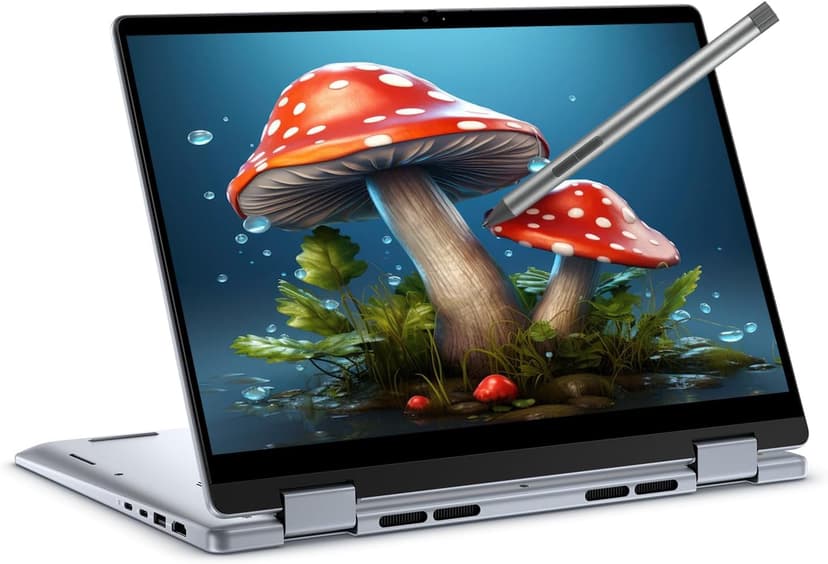 Dell Inspiron 14 Linux Laptop Computer, 14 inch FHD+ 2-in-1 Touchscreen Laptop, Intel Core 5 120U, 16GB DDR5 RAM, 1TB SSD, Backlit Keyboard, Fingerprint, Stylus Pen, Linux Ubuntu OS
