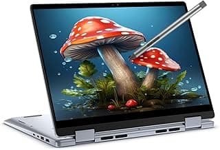 Dell Inspiron 14 Linux Laptop Computer, 14 inch FHD+ 2-in-1 Touchscreen Laptop, Intel Core 5 120U, 16GB DDR5 RAM, 1TB SSD, Backlit Keyboard, Fingerprint, Stylus Pen, Linux Ubuntu OS