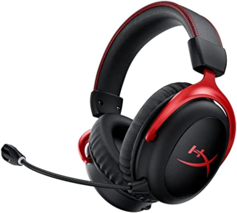HyperX Cloud II Wireless - Gaming Headset for PC, PS4, Switch, Long Lasting Battery Up to 30 Hours, 7.1 Surround Sound, Memory Foam, Detachable Noise Cancelling Microphone w/Mic Monitoring (Renewed)