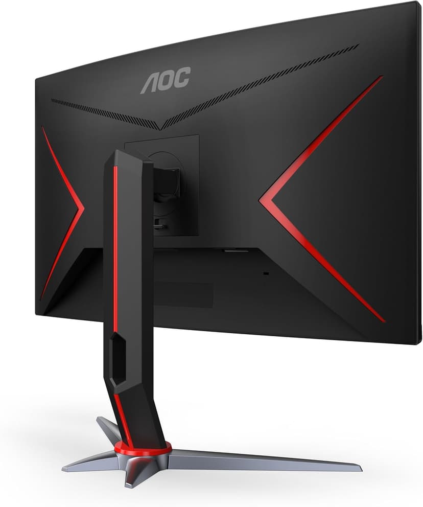 AOC C27G2Z 27" Curved Frameless Ultra-Fast Gaming Monitor, FHD 1080p, 0.5ms 240Hz, FreeSync, 2x HDMI 2.0, 1x Display Port, Height Adjustable, Xbox PS5 Switch Ready, 3-Year Zero-Bright-Dot