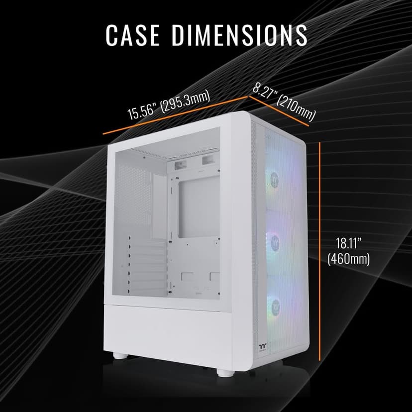 Thermaltake LCGS Quartz i1460 Gaming Desktop (Intel Core™ i5-14400F, ToughRam DDR4 3600Mhz 16GB RGB Memory, NVIDIA GeForce® RTX 5060, 1TB NVMe M.2, WiFi, Windows 11) S2QT-B760-560-LCS