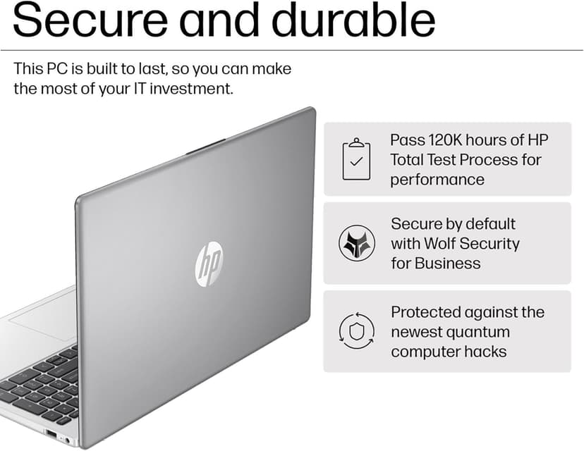 HP 255 G10 Business Laptop (15.6" FHD IPS Anti-glare, AMD Ryzen 5 7530U (> Intel i7-1165G7) 16GB RAM, 512GB SSD) for Home, Student, Webcam, Numeric Keypad, HDMI, Wi-Fi, Bluetooth, Win 11 Pro w/Copilot
