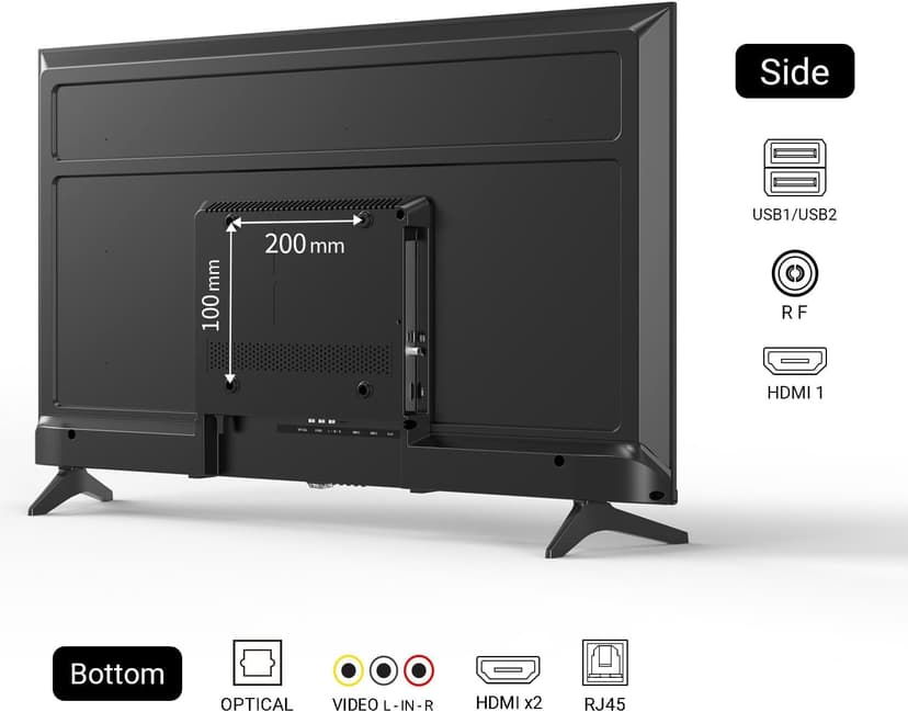 42 Inch 1080P FHD Smart TV with Tizen OS TV Compatible HDR, Full HD Slim Design Smart TV or Monitor with HDMI, Dolby Audio, Voice Remote, Stream Live(2025 Model)