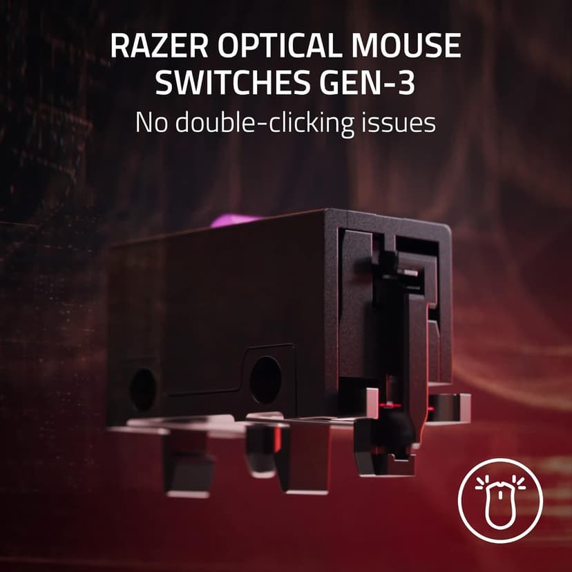 Razer Viper V2 Pro HyperSpeed Wireless Gaming Mouse: 58g Ultra Lightweight - Optical Switches Gen-3-30K DPI Optical Sensor w/On-Mouse Controls - 90 Hour Battery - USB Type C Cable Included - Black