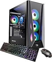 iBUYPOWER Pro Gaming PC Computer Desktop TraceMR 245i (Intel i7 11700F 2.5 GHz, NVIDIA GeForce RTX 2060 12GB, 16GB DDR4, 480 GB SSD + 1 TB HDD, WiFi Ready, VR Ready, Windows 11 Home), Black