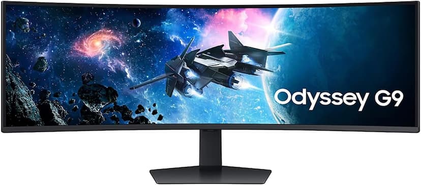 Samsung 49" Odyssey G9 G95C DQHD 240Hz DisplayHDR 1000 Curved Gaming Monitor Bundle with Tech Smart USA Elite Suite 18 Standard Editing Software Bundle + 1 Year CPS Enhanced Protection Pack
