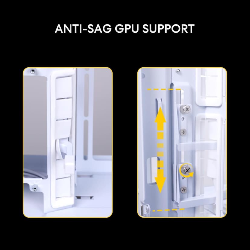 Lian Li O11 Vision Compact Black-Steel-Tempered Glass ATX Mid Tower Computer Case-Back Connect Support-O11VPX