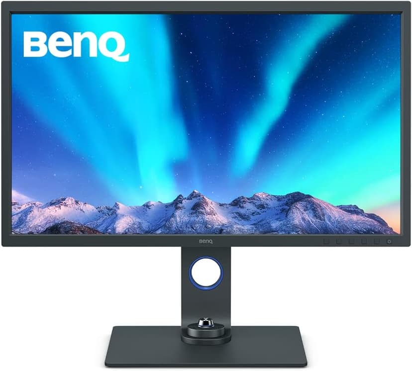 BenQ SW321C Photo Video Editing Monitor 32" 4K UHD | 99% AdobeRGB,100% sRGB,95% P3 | IPS | Hardware Calibrated | 16 bit 3D LUT | DeltaE ≤2 | Uniformity | HLG | AQCOLOR | Ergonomic | USB-C(60W) , Black
