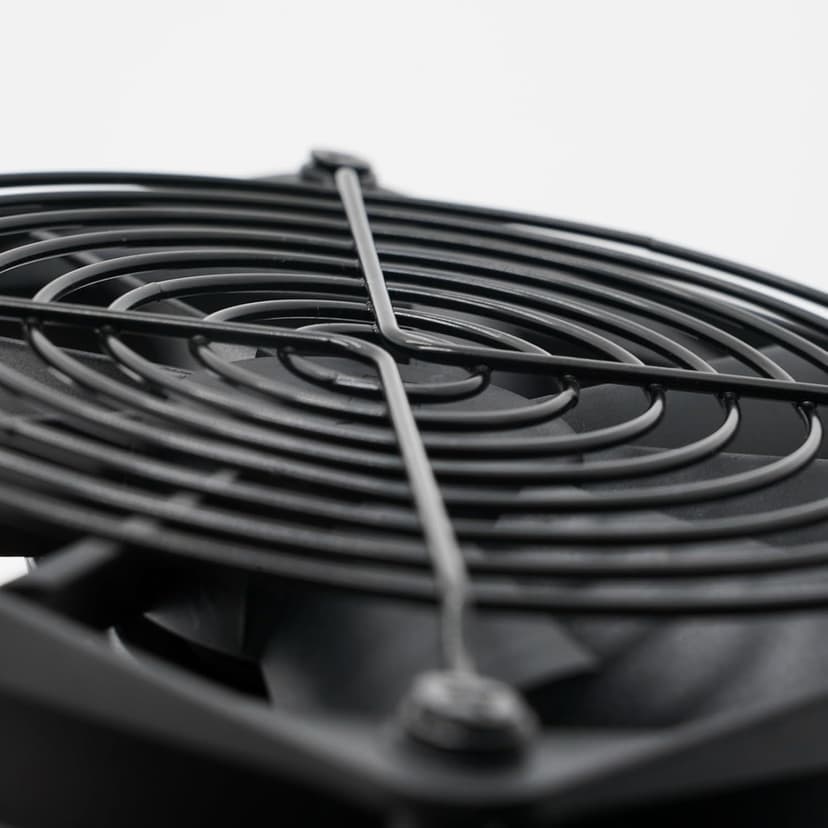 120mm Fan Grill,PC Fan Cover,Black PC Fan Grill Guard,Metal Slivery Black Replacement Screws,for PC Ventilator,2Pack.