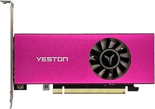 Yeston GeForce RTX 3050 6GB GDDR6 LP(Equipped with a Half Height Shifter) Graphics Cards pci Express 4.0 Video Cards Desktop Computer PC Video Gaming Graphics Card
