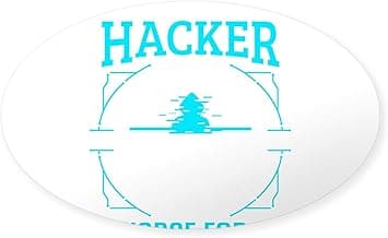 CafePress Cybersecurity Computer Hacking Ethical Hac Sticker Oval Car Bumper Sticker