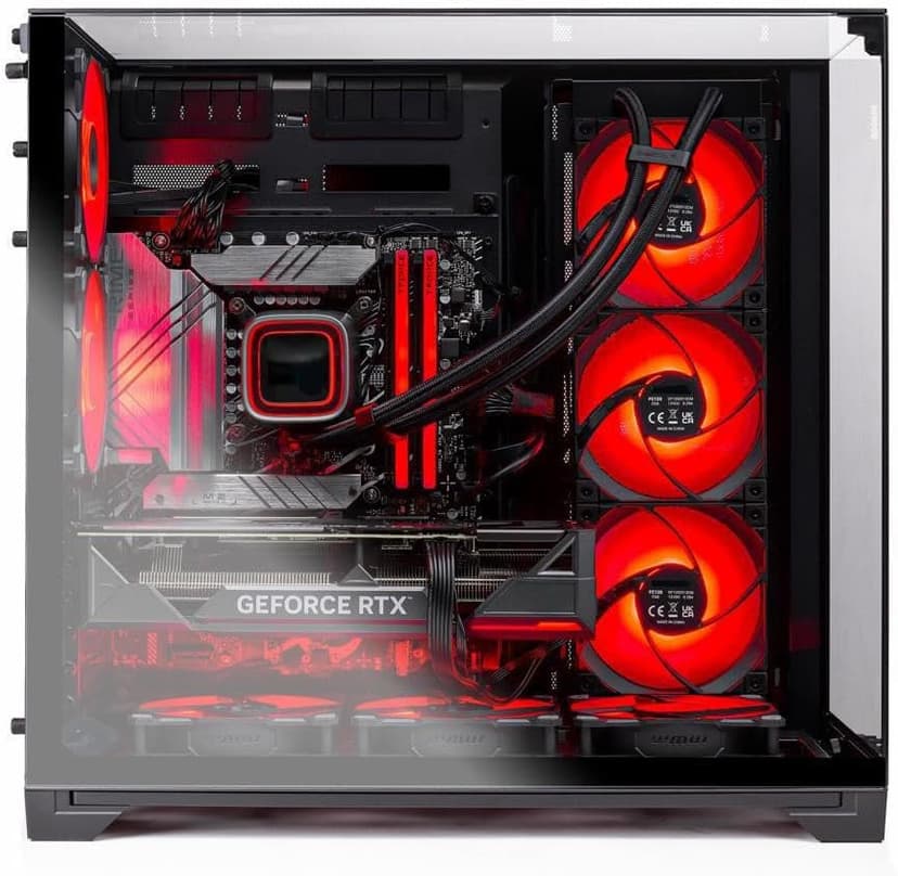 Skytech O11V Gaming PC Desktop, Intel i7 14700K 3.4 GHz (5.5GHz Turbo Boost), NVIDIA RTX 4080 Super 16GB GDDR6X, 2TB Gen4 SSD, 32GB DDR5 RAM 5600 RGB, 1000W Gold ATX 3.0 PSU, 360mm ARGB AIO, Wi-Fi