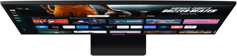 SAMSUNG 32-Inch M7 (M70D) Series 4K UHD Smart Monitor with Streaming TV, Speakers, HDR10, USB-C, Multiple Ports, Gaming Hub, SolarCell Remote, Vision Accessibility Tools, LS32DM702UNXGO, 2024, Black